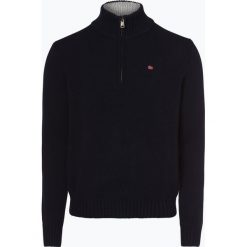 Napapijri - Sweter męski – Noyim3, niebieski. Niebieskie swetry klasyczne męskie Napapijri, l, z wełny. Za 649,95 zł.
