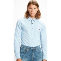 Levi's Battery Koszula Niebieski. Niebieskie koszule męskie Levi's®, s, bez wzorów, z bawełny, bez kołnierzyka, z długim rękawem. Za 257,95 zł.
