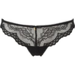 Stringi Gossard 7716. Czarne stringi damskie Gossard, l, bez wzorów, z elastanu. W wyprzedaży za 79,00 zł.