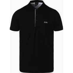 BOSS Athleisurewear - Męska koszulka polo – Paule, czarny. Czarne koszulki męskie BOSS Athleisurewear, xxl, w paski, sportowe, polo, bez rękawów. Za 349,95 zł.