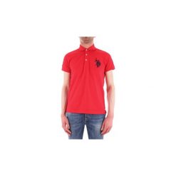 Koszulki polo z krótkim rękawem U.S Polo Assn. 51599-50313. Czerwone koszulki męskie U.S. Polo Assn., s, bez wzorów, z krótkim rękawem. Za 260,12 zł.