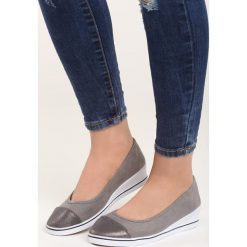 Buty ślubne damskie: Szare Koturny Pulsatilla
