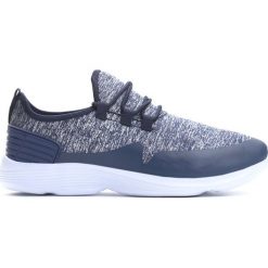 Granatowe Buty Sportowe Alingo. Szare buty sportowe męskie Born2be, z tkaniny, bez zapięcia. Za 69,99 zł.