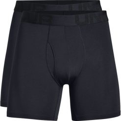 Under Armour Tech™ Mesh 6'' Bokserki Czarny. Czarne bokserki męskie Under Armour, bez wzorów, z elastanu. Za 188,95 zł.