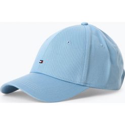 Tommy Hilfiger - Damska czapka z daszkiem, niebieski. Niebieskie czapki damskie TOMMY HILFIGER, z haftami, z bawełny. Za 99,95 zł.