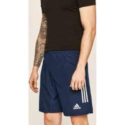 Adidas Performance - Szorty. Niebieskie spodenki sportowe męskie adidas Performance, s, z nadrukiem, z poliesteru, sportowe. Za 149,90 zł.