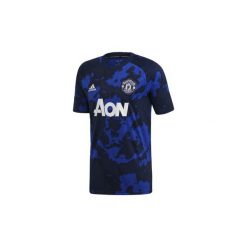 T-shirty z krótkim rękawem adidas MUFC H PRESHI. Niebieskie t-shirty męskie Adidas, s, bez wzorów, bez kołnierzyka, krótkie. Za 249,00 zł.