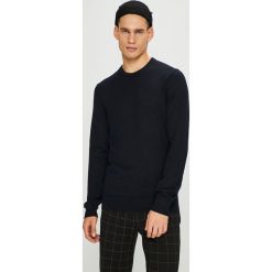 Casual Friday - Sweter. Czarne swetry klasyczne męskie marki Casual Friday, s, z wełny, casualowe, z okrągłym kołnierzem. W wyprzedaży za 89,90 zł.