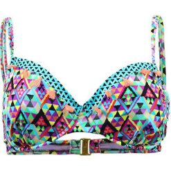 Biustonosz bikini "Capelan" ze wzorem. Szare bikini marki Val d´Azur. W wyprzedaży za 173,95 zł.