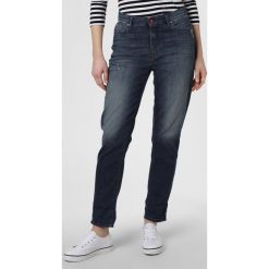 Armani Exchange - Jeansy damskie, niebieski. Niebieskie jeansy damskie Armani Exchange. Za 599,95 zł.