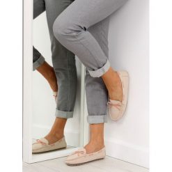 Mokasyny damskie beżowe ABOUTTHAT. Brązowe mokasyny damskie FunKee.pl, ze skóry ekologicznej, eleganckie. Za 92,69 zł.