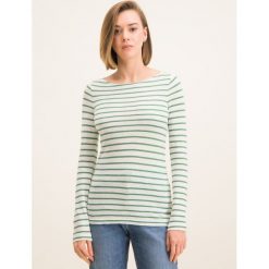 Bluzka Marc O'Polo M00 2196 52597. Zielone bluzki damskie Marc O'Polo, m, bez wzorów, z bawełny, polo, bez rękawów. W wyprzedaży za 159,00 zł.