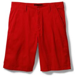 Oakley Represent Short Red Line 28. Czerwone spodenki sportowe męskie marki Oakley, m, bez wzorów, z bawełny, klasyczne. W wyprzedaży za 89,00 zł.