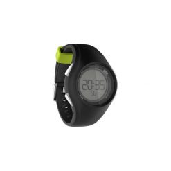 Zegarek do biegania W200 M męski. Czarne zegarki męskie marki KALENJI. Za 39,99 zł.