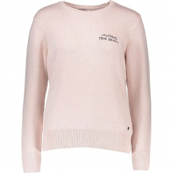 Sweter w kolorze jasnoróżowym. Czerwone swetry klasyczne damskie Mustang, s, z okrągłym kołnierzem. W wyprzedaży za 121,95 zł.