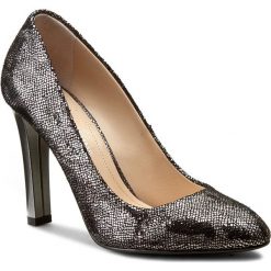 Półbuty SOLO FEMME - 45501-04-G47/000-04-00 Wąż Czarny. Szare półbuty damskie Solo Femme, bez wzorów, ze skóry, eleganckie, bez obcasa, na obcasie, bez zapięcia. W wyprzedaży za 199,00 zł.