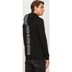 Hugo - Bluza. Szare bluzy męskie HUGO, s, bez wzorów, z bawełny, z kapturem, bez rękawów, z kapturem. Za 599,90 zł.