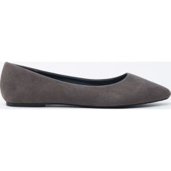 Baleriny - Szary. Szare baleriny damskie Sinsay, bez wzorów, bez obcasa. Za 19,99 zł.