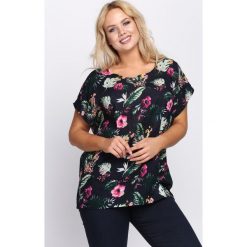 Granatowo-Fuksjowa Bluzka Gudgeon. Niebieskie bluzki damskie marki Born2be, l. Za 39,99 zł.
