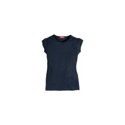 Koszulka dziewczęca gładki t-shirt. Czarne bez kategorii marki TXM. Za 9,99 zł.