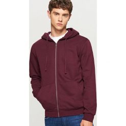 Bluza z kapturem - Bordowy. Czerwone bejsbolówki męskie Reserved, l, z kapturem. Za 79,99 zł.