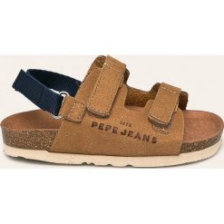 Pepe Jeans - Sandały dziecięce Bio Velcro. Sandały chłopięce Pepe Jeans, z jeansu, bez zapięcia. Za 239,90 zł.