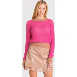 SWETER Pinko. Czerwone swetry damskie Pinko, s, bez wzorów, z materiału, bez rękawów, bez kaptura. Za 729,00 zł.