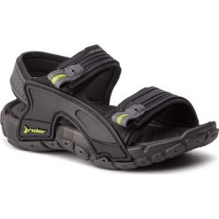 Sandały RIDER - Tender X Kids 82575 Black/Black 20766. Czarne sandały chłopięce Rider, z materiału. W wyprzedaży za 119,00 zł.
