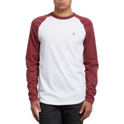 T-shirty męskie: T-shirt jednokolorowy z okrągłym dekoltem i długim rękawem
