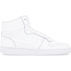 Nike Ebernon MID AQ1773-100. Białe buty sportowe męskie Nike, ze skóry, bez zapięcia. W wyprzedaży za 229,99 zł.