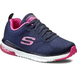 Buty SKECHERS - Skech-Air Infinity 12111/NVPK Navy/Pink. Niebieskie buty sportowe damskie Skechers, na co dzień, bez wzorów, z tworzywa sztucznego, klasyczne, bez obcasa, na płaskiej podeszwie, bez zapięcia. W wyprzedaży za 229,00 zł.