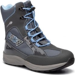 Śniegowce GEOX - J N.Alaska G.B Wpf B J848BB 050HH C1338 D Dk Grey/Sky. Szare śniegowce dziewczęce Geox, bez zapięcia. Za 349,00 zł.