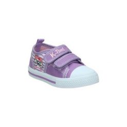 Buty Dziecko Katini KFY10786. Fioletowe trampki dziewczęce Katini, bez wzorów, bez zapięcia. Za 131,73 zł.