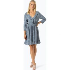 Minimum - Sukienka damska – Barbel, niebieski. Niebieskie sukienki damskie marki Minimum, w kwiaty. Za 399,95 zł.