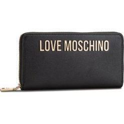 Duży Portfel Damski LOVE MOSCHINO - JC5593PP06KU0000 Nero. Czarne portfele damskie marki Love Moschino, ze skóry ekologicznej. Za 429,00 zł.