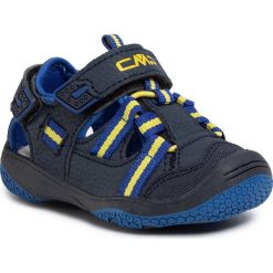 Sandały CMP - Baby Naboo Hiking Sandal 30Q9552 Cosmo N985. Niebieskie sandały chłopięce CMP, ze skóry ekologicznej, bez zapięcia. Za 109,00 zł.