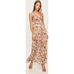 Pinko - Sukienka. Sukienki damskie Pinko, na co dzień, m, w kwiaty, z poliesteru, casualowe, z włoskim kołnierzykiem, bez rękawów, maxi, rozkloszowane. Za 1299,00 zł.