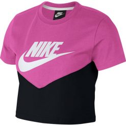 Koszulka Nike Wmns NSW Heritage top (AR2513-013). Fioletowe koszulki damskie Nike, na co dzień, bez wzorów, z bawełny, bez kołnierzyka, bez rękawów. Za 109,99 zł.