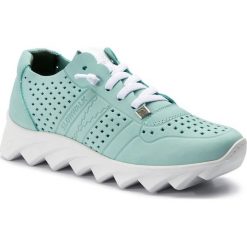 Sneakersy SLOW WALK - Nibiru-W 10710W Nobuck Mint. Zielone półbuty damskie Slow Walk, ze skóry ekologicznej. W wyprzedaży za 269,00 zł.