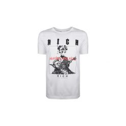 T-shirty z krótkim rękawem John Richmond HMP18060TS NA / Montell. Białe t-shirty męskie John Richmond, s, bez wzorów, bez kołnierzyka, krótkie. Za 259,00 zł.
