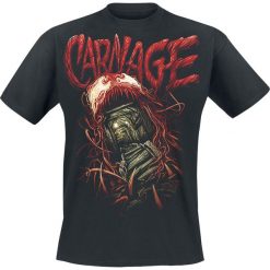 Venom (Marvel) Carnage - Screaming Tunnel T-Shirt czarny. Czarne t-shirty męskie z nadrukiem Venom (Marvel), l, z okrągłym kołnierzem. Za 74,90 zł.