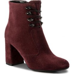 Botki LASOCKI - 2497 Bordowy. Czerwone botki damskie na obcasie marki Lasocki, ze skóry. Za 249,99 zł.