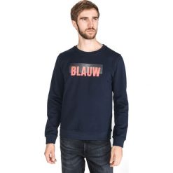 Scotch & Soda Bluza Niebieski Zielony. Niebieskie bluzy męskie Scotch & Soda, l, z nadrukiem, z elastanu, bez kołnierzyka, bez rękawów, bez kaptura. Za 488,95 zł.