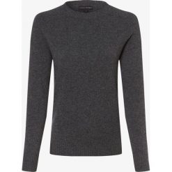 Franco Callegari - Damski sweter z wełny merino, szary. Szare swetry damskie Franco Callegari, s, bez wzorów, z wełny, eleganckie, bez rękawów, bez kaptura. Za 249,95 zł.