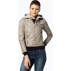 Gipsy - Damska kurtka skórzana, szary. Szare kurtki damskie marki Gipsy, xl, bez wzorów, vintage, z kapturem. Za 699,95 zł.