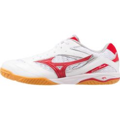 Mizuno WAVE DRIVE 8 Obuwie treningowe white/chinese red/silver. Białe buty skate męskie Mizuno, z gumy, mizuno wave. Za 399,00 zł.