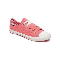 Trampki w kolorze różowym. Różowe trampki i tenisówki damskie Melissa, Pepe Jeans, bez wzorów, z materiału, na sznurówki. W wyprzedaży za 99,95 zł.