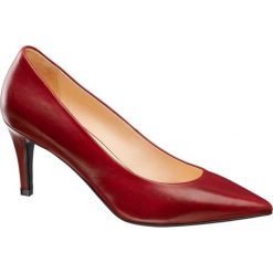 Szpilki damskie 5th Avenue czerwone. Czerwone buty ślubne damskie marki 5th Avenue, na co dzień, ze skóry, na obcasie. Za 199,90 zł.