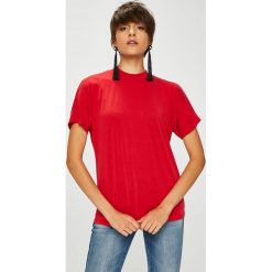 Medicine - Top Royal Purple. Czerwone topy damskie MEDICINE, s, bez wzorów, z elastanu, z okrągłym kołnierzem. W wyprzedaży za 29,90 zł.