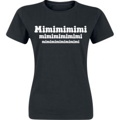 Mimimimimi Koszulka damska czarny. Czarne bluzki damskie marki Mimimimimi, l. Za 42,90 zł.